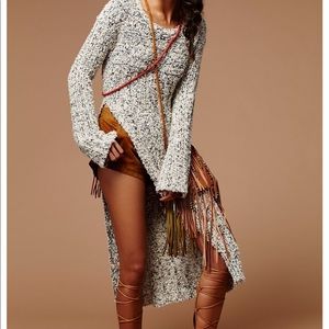 RARE Free People Josephine Cable Tunic
